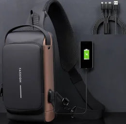 Bolso Bandolera Antirrobo Clave USB
